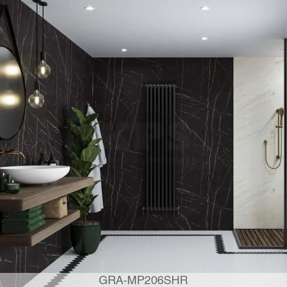 Linda Barker Panel - Black Pietra (0206) - Unlipped - 2400x1200x11mm - FSC Mix 70% Wall Panels