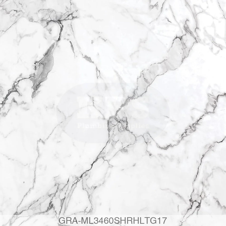 Linda Barker Panel - Calacatta Marble (3460) - Hydro-Lock T&G - 2400x1200x11mm - FSC Mix 70% Wall Panels