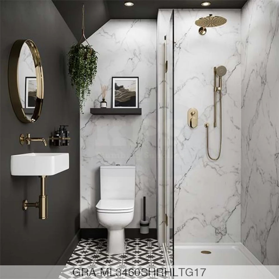 Linda Barker Panel - Calacatta Marble (3460) - Hydro-Lock T&G - 2400x1200x11mm - FSC Mix 70% Wall Panels