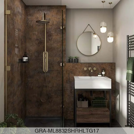 Linda Barker Panel - Corten Elements (8832) - Hydro-Lock T&G - 2400x1200x11mm - FSC Mix 70% Wall Panels