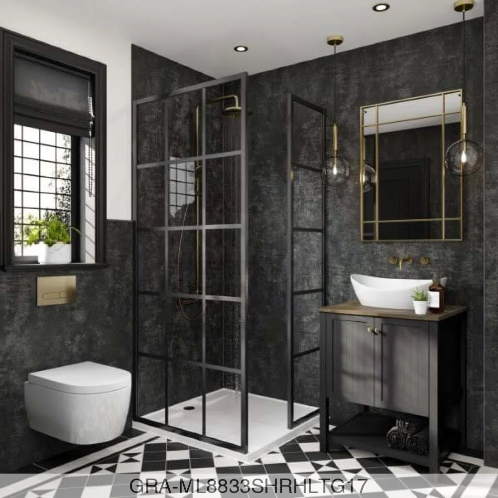 Linda Barker Panel - Graphite Elements (8833) - Hydro-Lock T&G - 2400x1200x11mm - FSC Mix 70% Wall Panels