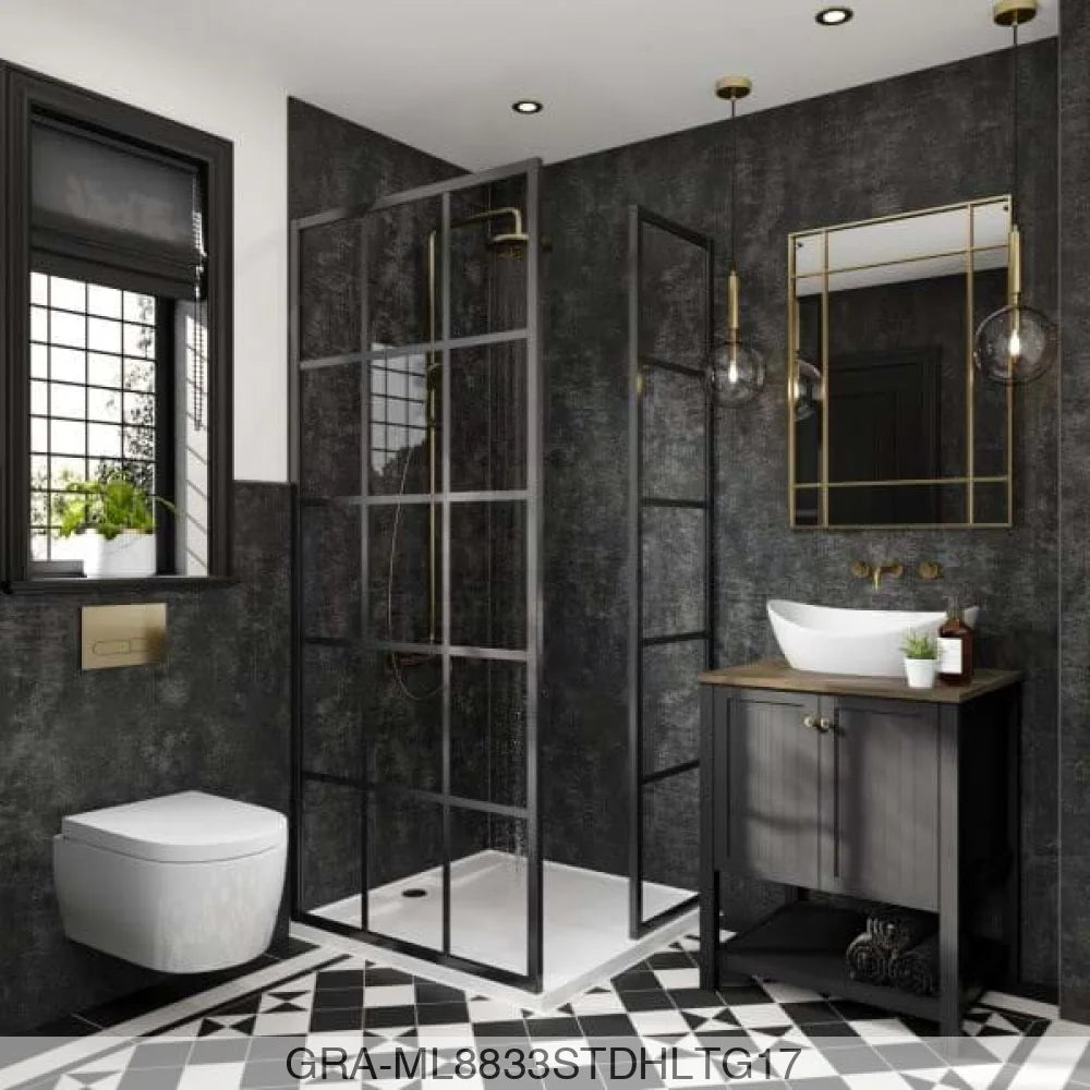 Linda Barker Panel - Graphite Elements (8833) - Hydro-Lock T&G - 2400x598x11mm - FSC Mix 70% Wall Panels