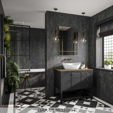 Linda Barker Panel - Graphite Elements (8833) - Unlipped - 2400x1200x11mm - FSC Mix 70% Wall Panels