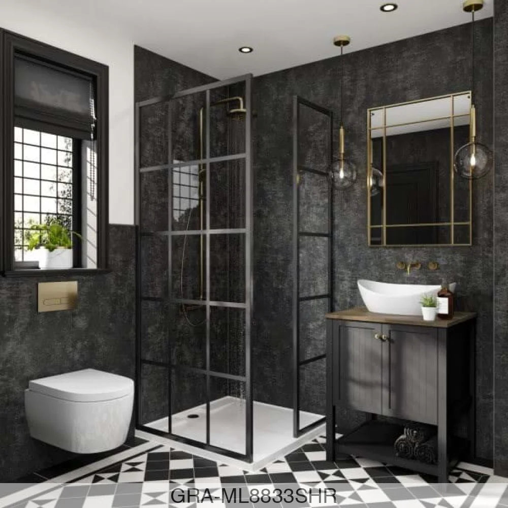 Linda Barker Panel - Graphite Elements (8833) - Unlipped - 2400x1200x11mm - FSC Mix 70% Wall Panels