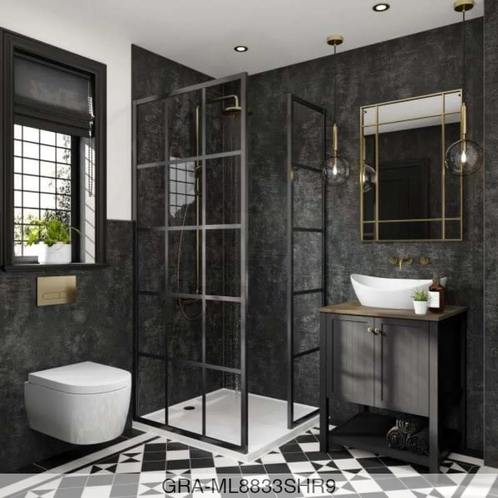 Linda Barker Panel - Graphite Elements (8833) - Unlipped - 2400x900x11mm - FSC Mix 70% Wall Panels