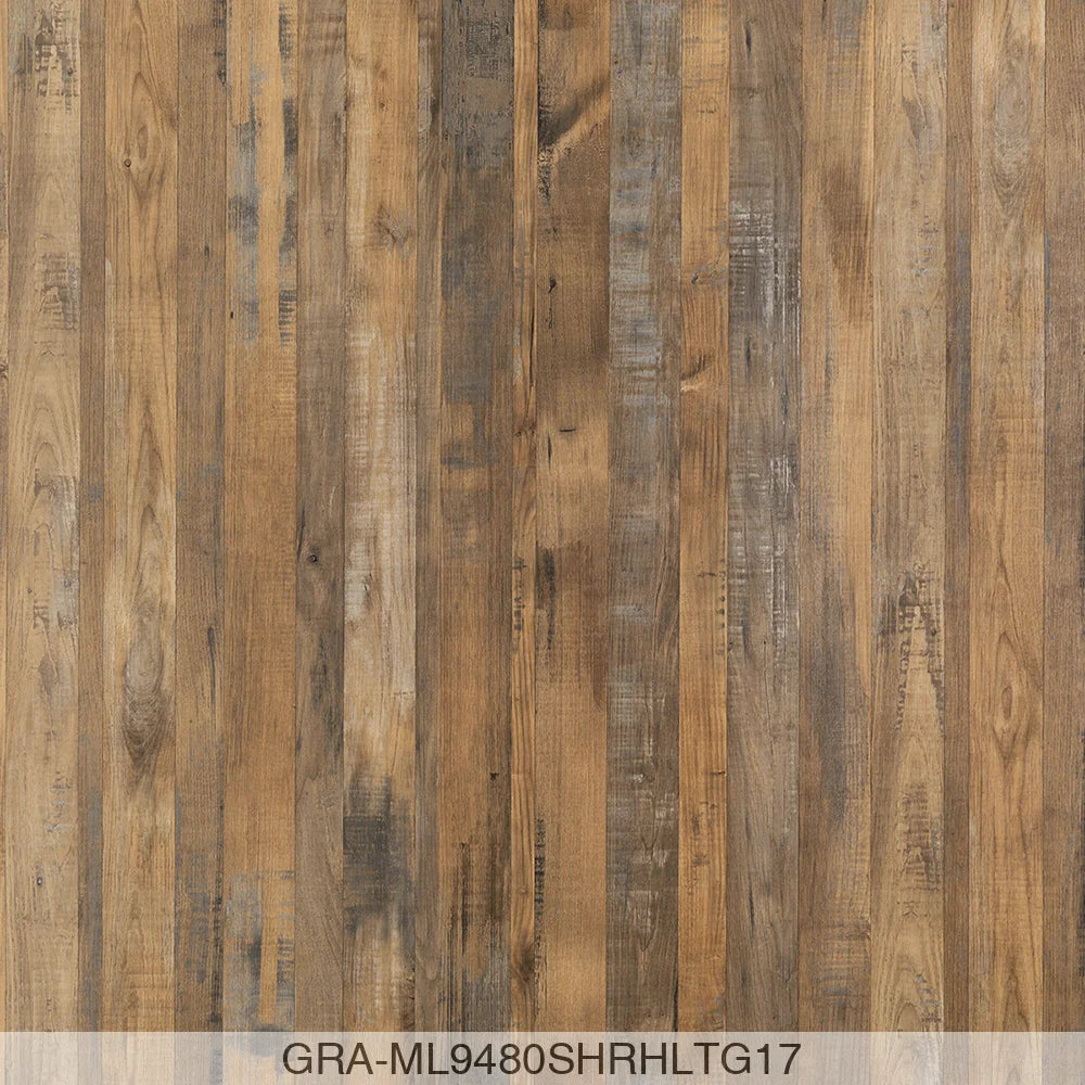Linda Barker Panel - Salvaged Plank Elm (9480) - Hydro-Lock T&G - 2400x1200x11mm - FSC Mix 70% Wall Panels