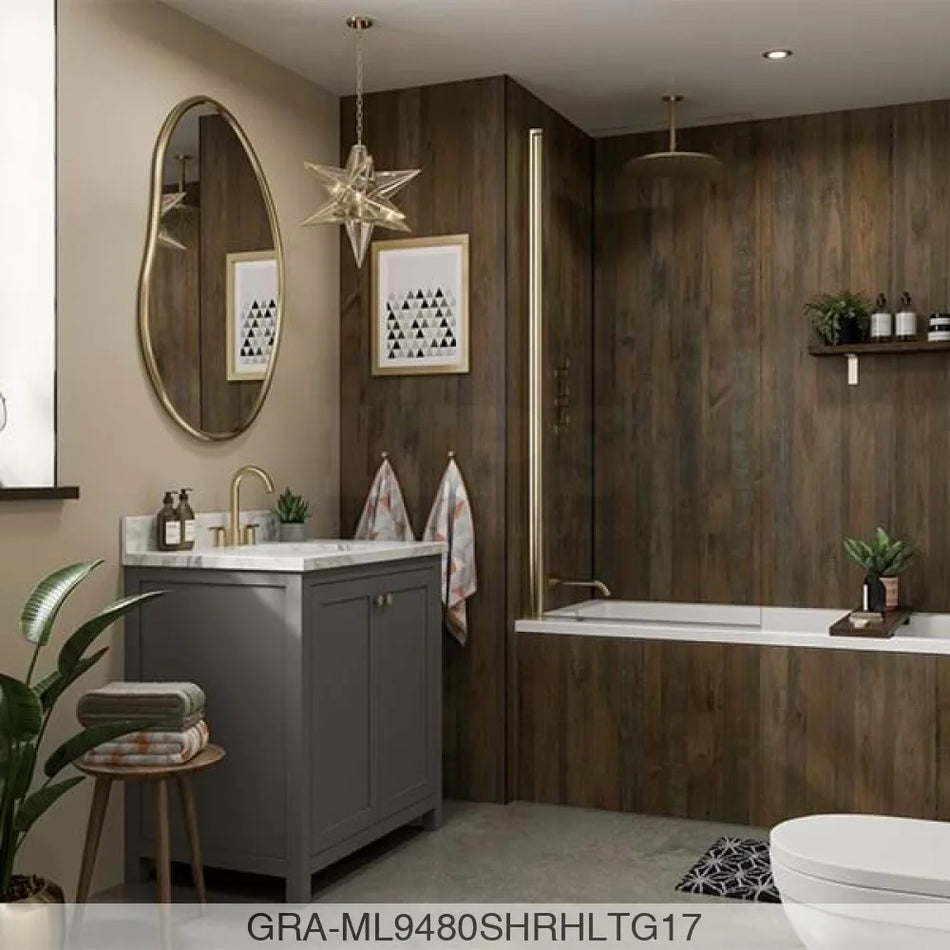 Linda Barker Panel - Salvaged Plank Elm (9480) - Hydro-Lock T&G - 2400x1200x11mm - FSC Mix 70% Wall Panels