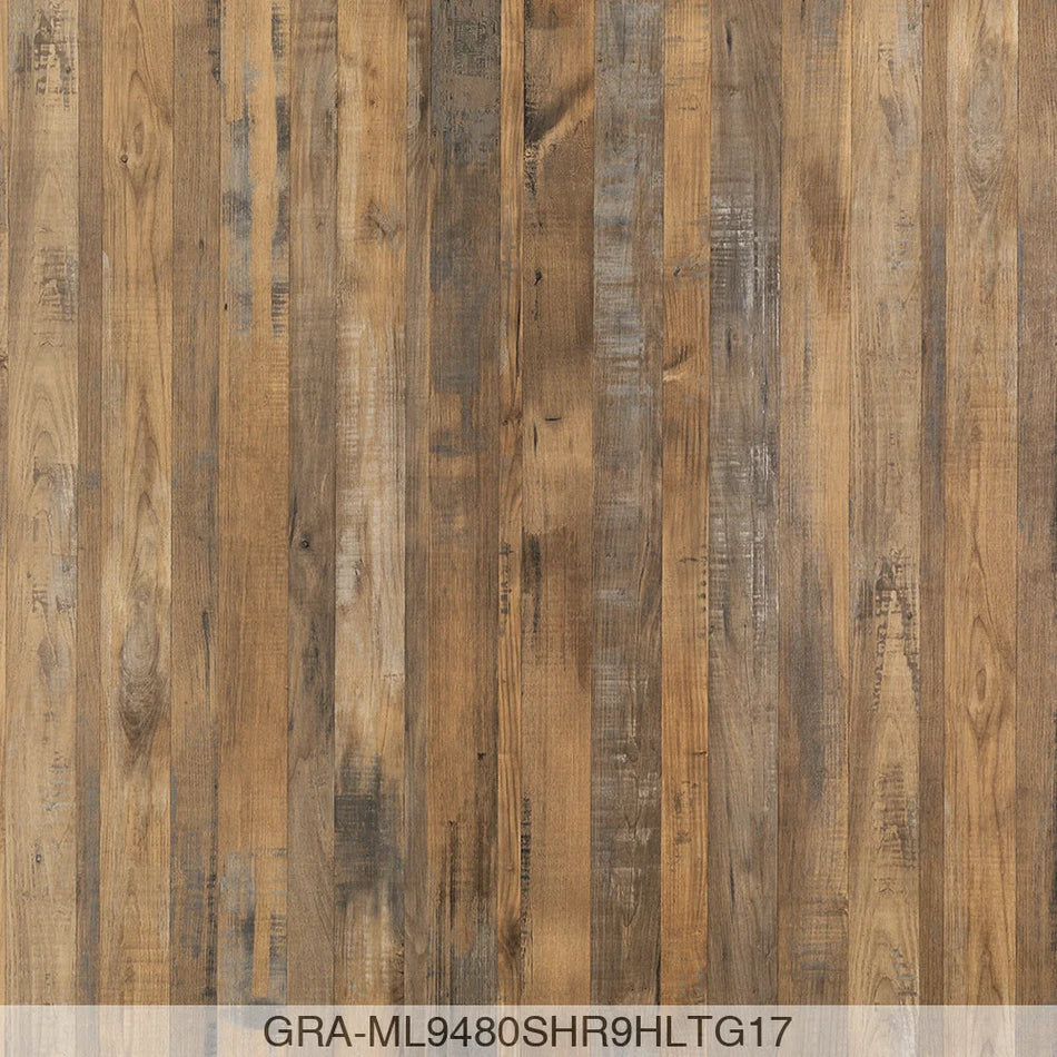 Linda Barker Panel - Salvaged Plank Elm (9480) - Hydro-Lock T&G - 2400x900x11mm - FSC Mix 70% Wall Panels