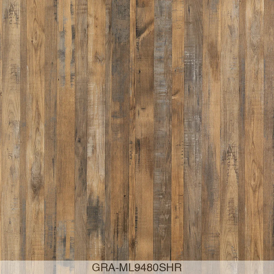 Linda Barker Panel - Salvaged Plank Elm (9480) - Unlipped - 2400x1200x11mm - FSC Mix 70% Wall Panels