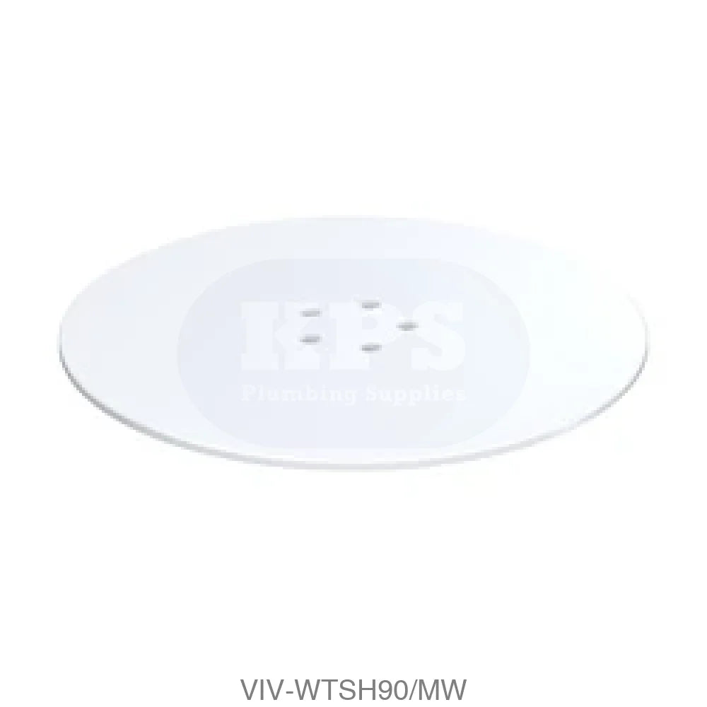 Matt White Metal Shower Trap Dome Plumbing Spares