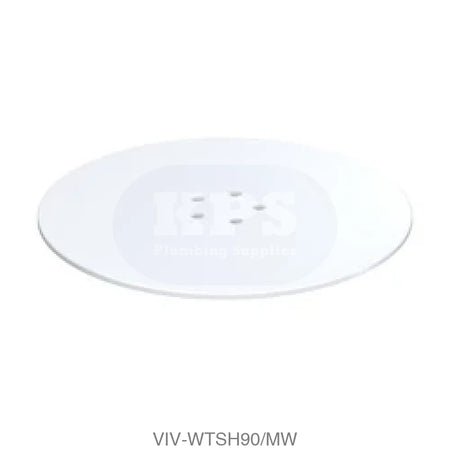 Matt White Metal Shower Trap Dome Plumbing Spares