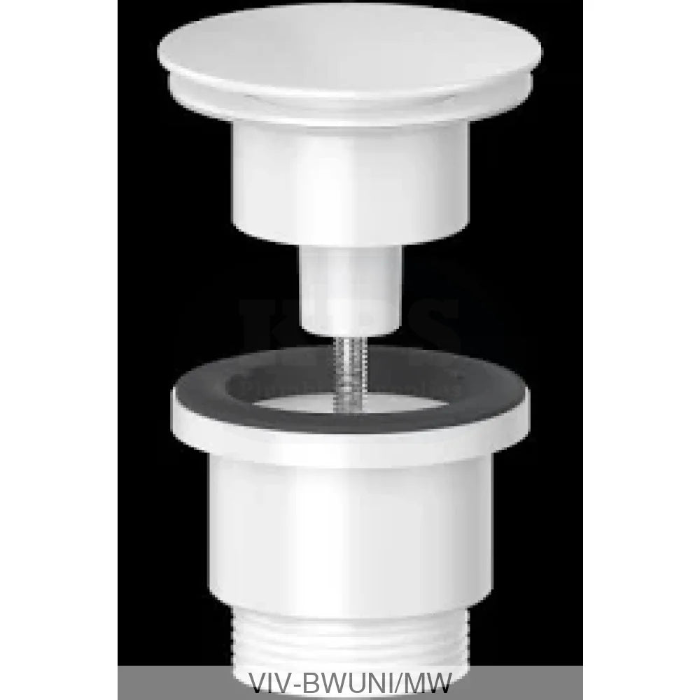 Matt White Universal Clicker Basin Waste BWUNI/MW Plumbing Spares