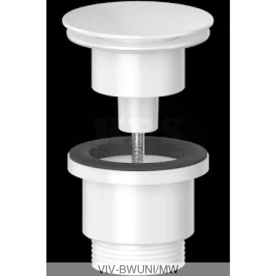 Matt White Universal Clicker Basin Waste BWUNI/MW Plumbing Spares