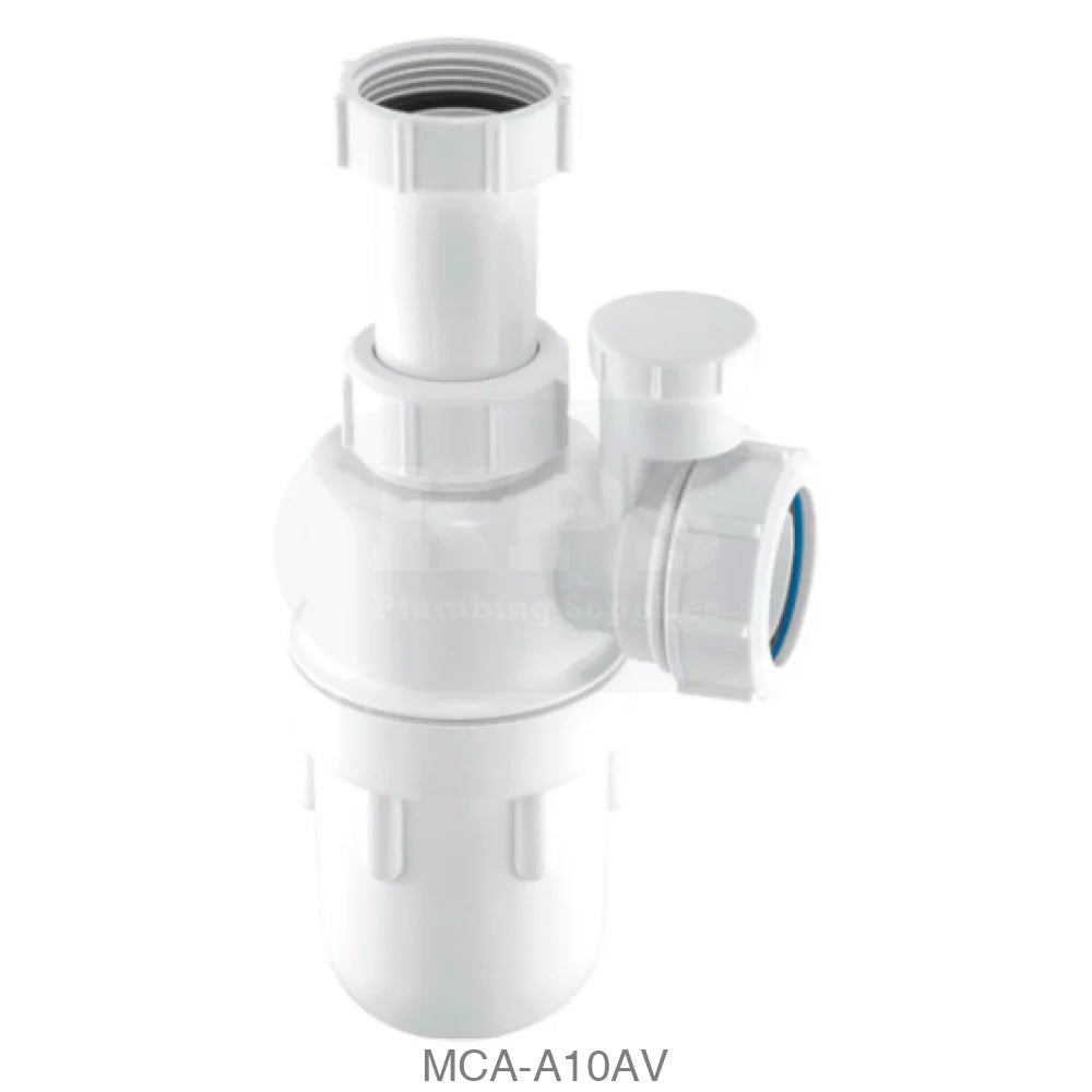 McAlpine A10AV 1.1/4in Silent Bottle Trap (50bx) Wastes & Traps