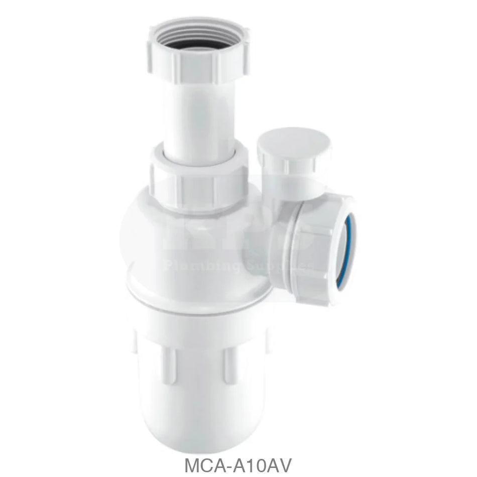 McAlpine A10AV 1.1/4in Silent Bottle Trap (50bx) Wastes & Traps