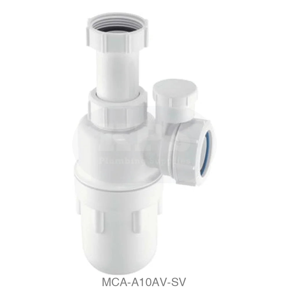 McAlpine A10AV-SV 1.25 Bottle Trap with NRV Wastes & Traps