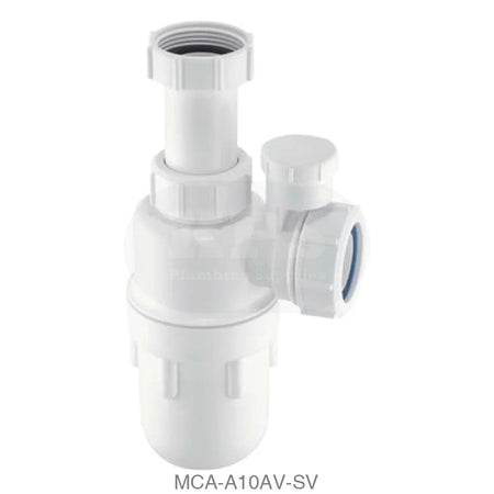 McAlpine A10AV-SV 1.25 Bottle Trap with NRV Wastes & Traps