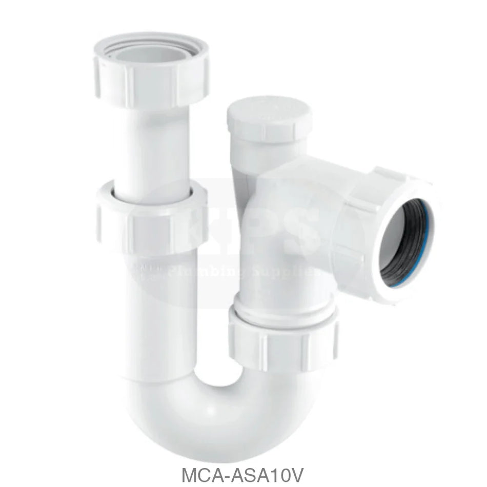 McALPINE antisiphon adj P trap 1.1/4 ASA10V Wastes & Traps