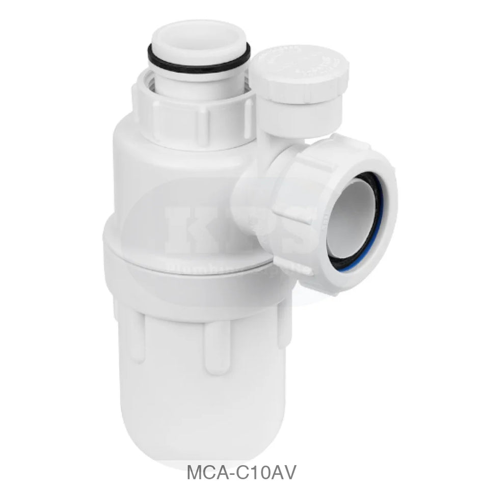 McAlpine C10AV 1.1/2in Bottle Silent Trap (80bx) Wastes & Traps