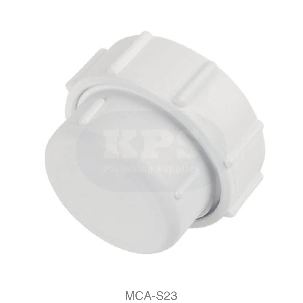 McAlpine S23 1.1/4in Blank Cap with Nut Wastes & Traps