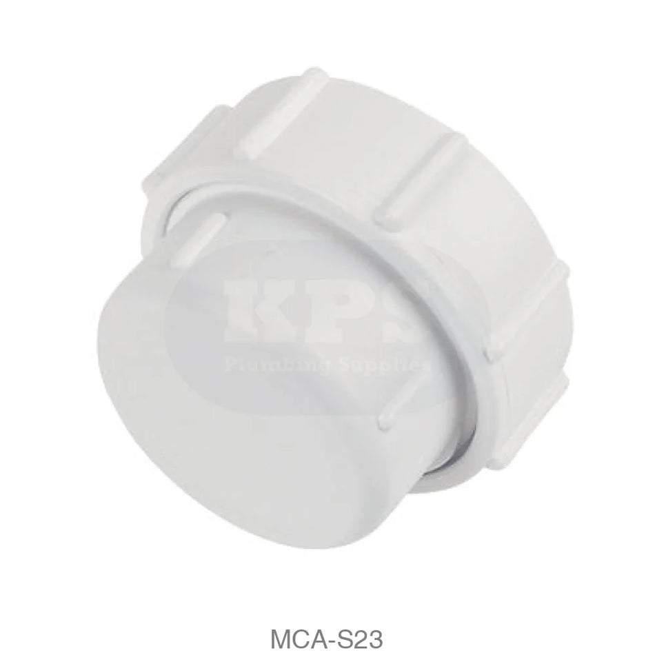McAlpine S23 1.1/4in Blank Cap with Nut Wastes & Traps