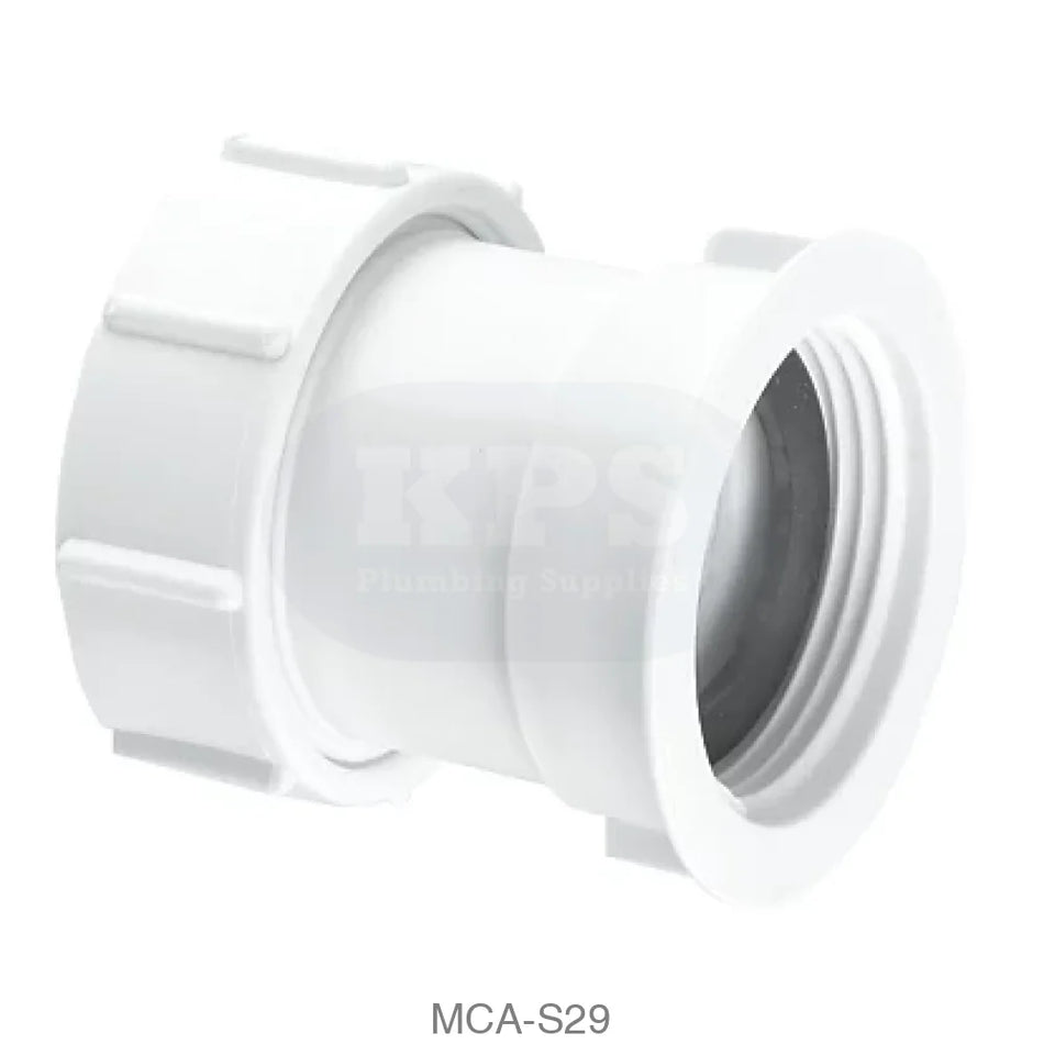 McAlpine S29 1.1/4in Straight Conn (250) Wastes & Traps