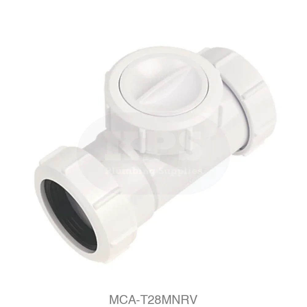 McAlpine T28M-NRV 1.1/2in NRV Tee (80) Wastes & Traps