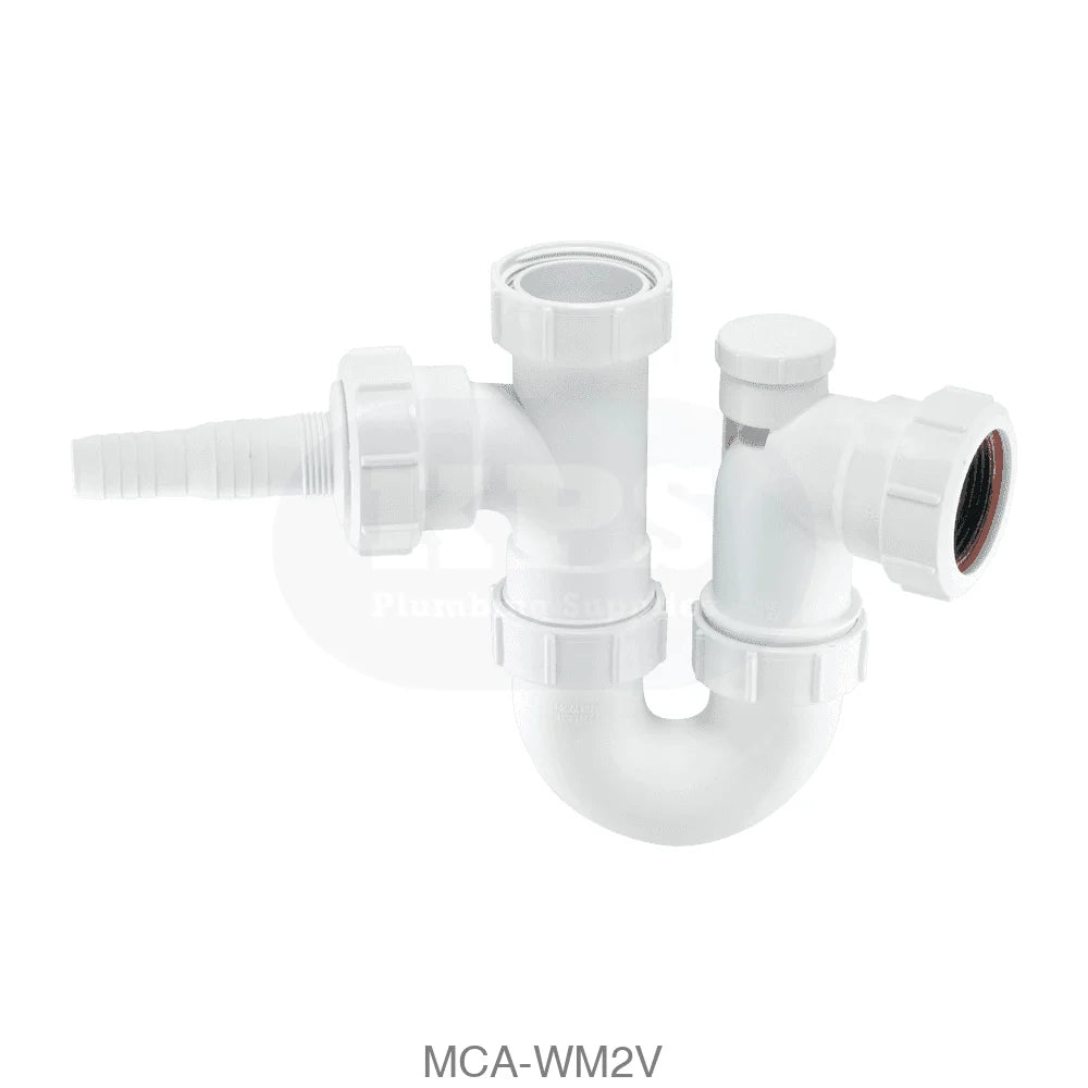 McAlpine WM2V 1.1/2in W/Machine Trap (65bx) Wastes & Traps