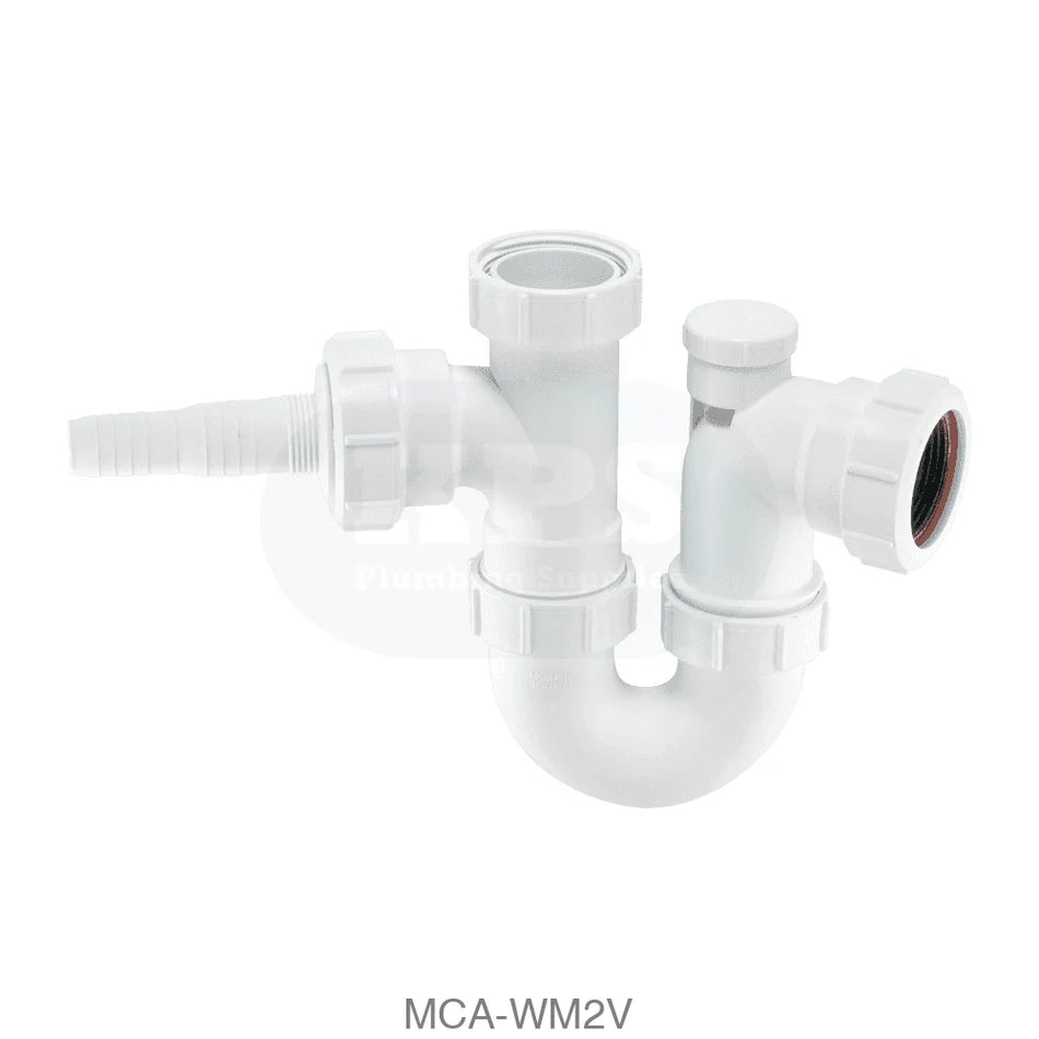 McAlpine WM2V 1.1/2in W/Machine Trap (65bx) Wastes & Traps