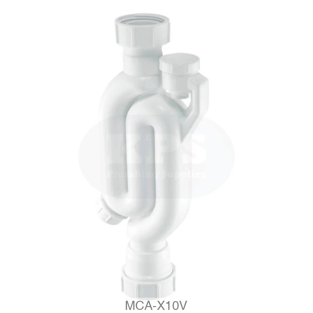 McAlpine X10V 1.1/4in Thrutrap (50bx) (1200P) Wastes & Traps