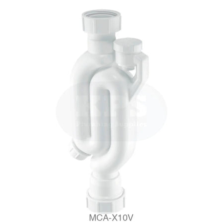 McAlpine X10V 1.1/4in Thrutrap (50bx) (1200P) Wastes & Traps