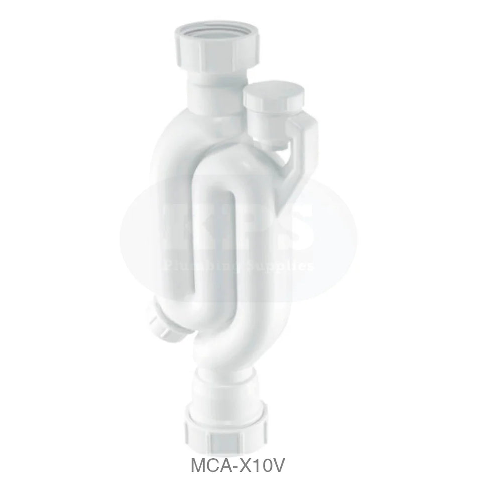 McAlpine X10V 1.1/4in Thrutrap (50bx) (1200P) Wastes & Traps