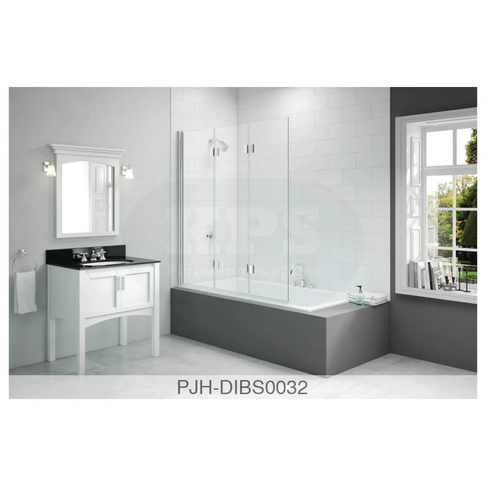 Mer Vivid B/Scre 1400 X 1150 3 Fold Hinge Bathroom Brands