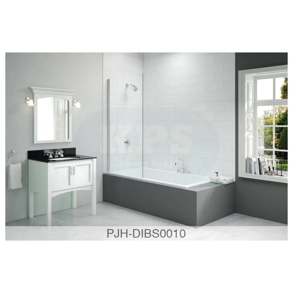 Mer Vivid B/Screen 800 X 1500 Fix Square Bathroom Brands