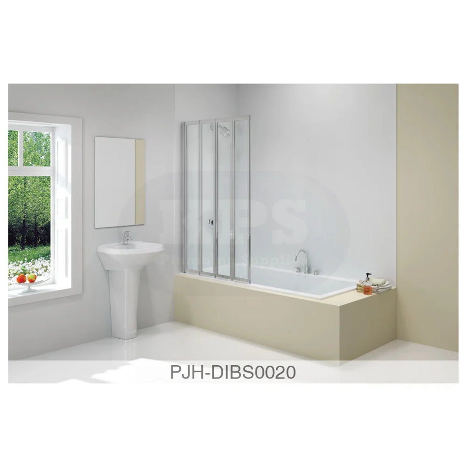 Mer Vivid B/Screen 850 X 1400 4 Fold Bathroom Brands