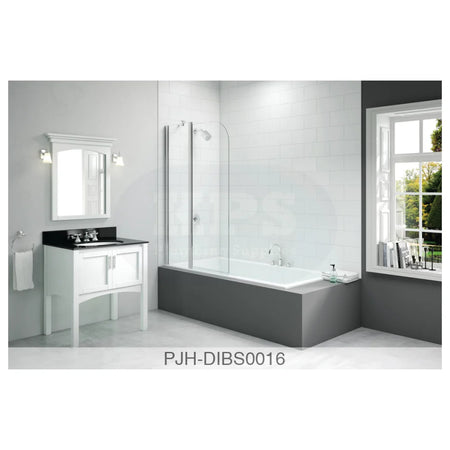 Mer Vivid B/Screen 900 x 1500 Curved 2Pn Bathroom Brands