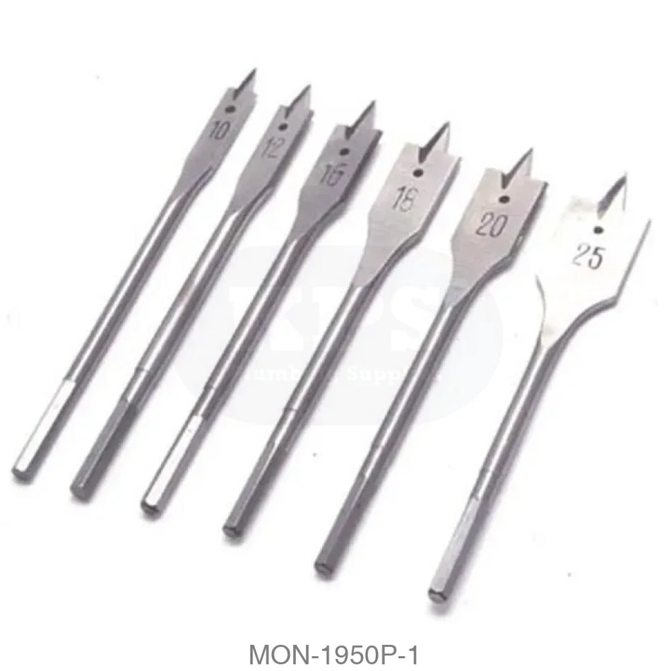 Monument 6 Piece Flat Bit Set Tools & Equipment