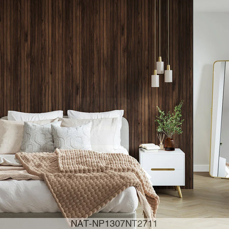 Naturepanel - Brown Warmia Walnut (1307) - Hydro-Lock T&G - 2400 x 598 x 11mm - FSC Mix 70% Wall Panels