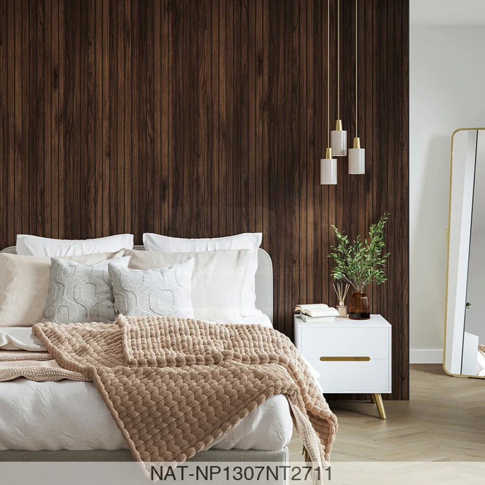 Naturepanel - Brown Warmia Walnut (1307) - Hydro-Lock T&G - 2400 x 598 x 11mm - FSC Mix 70% Wall Panels
