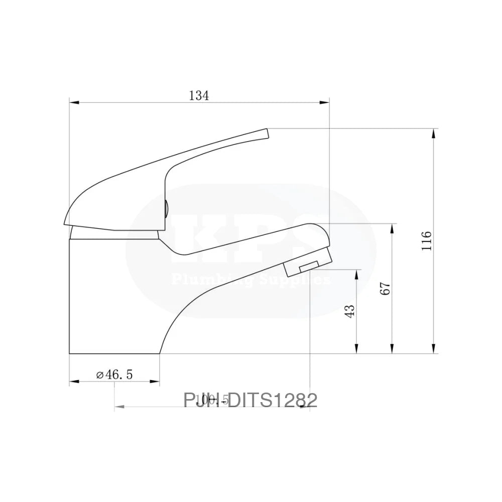 Nerola Basin Mixer-Chrome Bathroom Brands