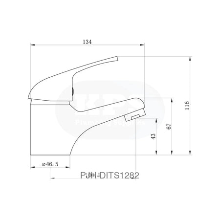 Nerola Basin Mixer-Chrome Bathroom Brands