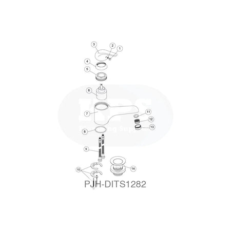 Nerola Basin Mixer-Chrome Bathroom Brands