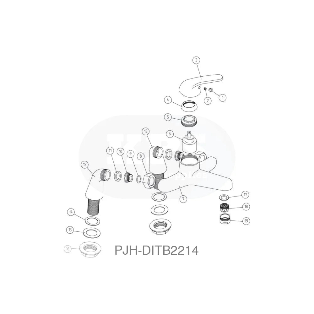 Nerola Bath Filler-Chrome Bathroom Brands