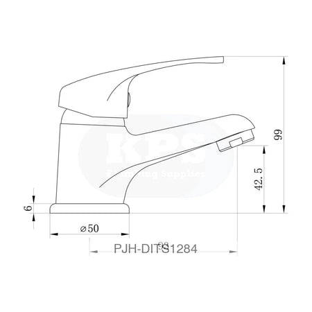 Nerola Clk Basin Mixer-Chrome Bathroom Brands