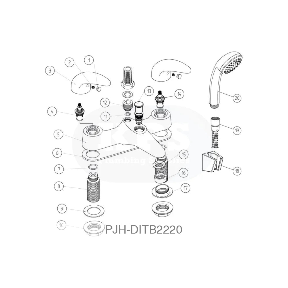 Nerola Low Pressure Bsm-Chrome Bathroom Brands