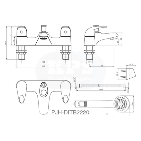 Nerola Low Pressure Bsm-Chrome Bathroom Brands