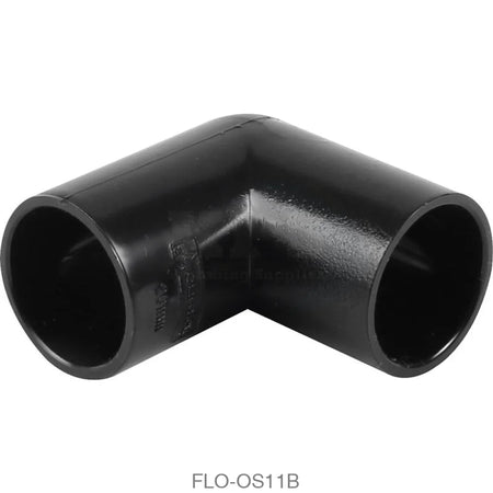 OS11 90° Bend 21.5mm Overflow Black Waste Overflow
