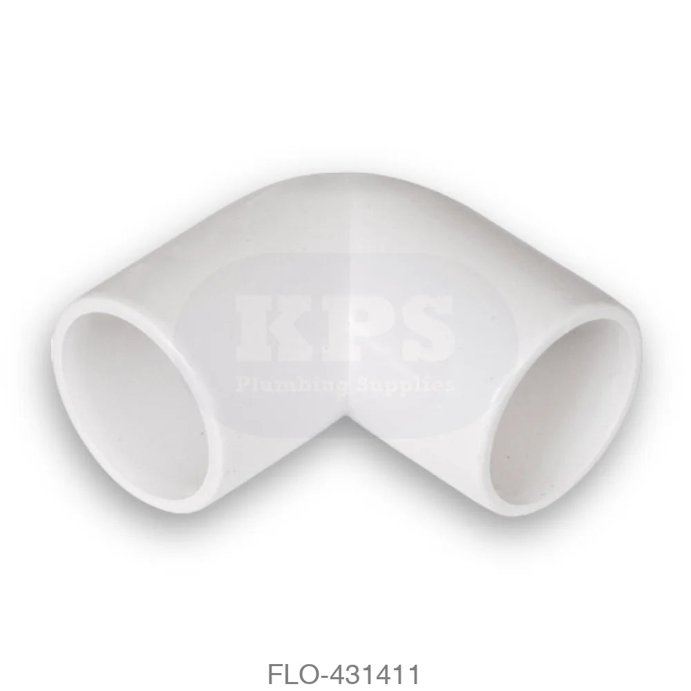 OS11 Overflow 90 Bend 21.5mm White Waste Overflow