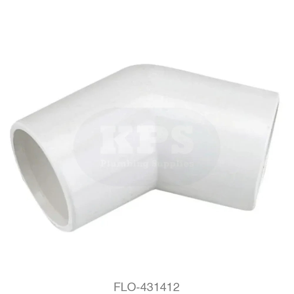 OS12 135° Bend 21.5mm Overflow White Waste Overflow