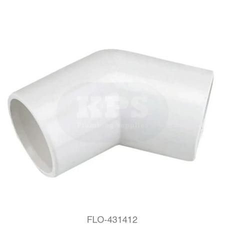 OS12 135° Bend 21.5mm Overflow White Waste Overflow